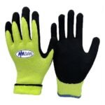 Heavy Duty Impact Safety Gloves – High-Vis Anti-Vibration Work Gloves with TPR Knuckle Protection & Reinforced Palm